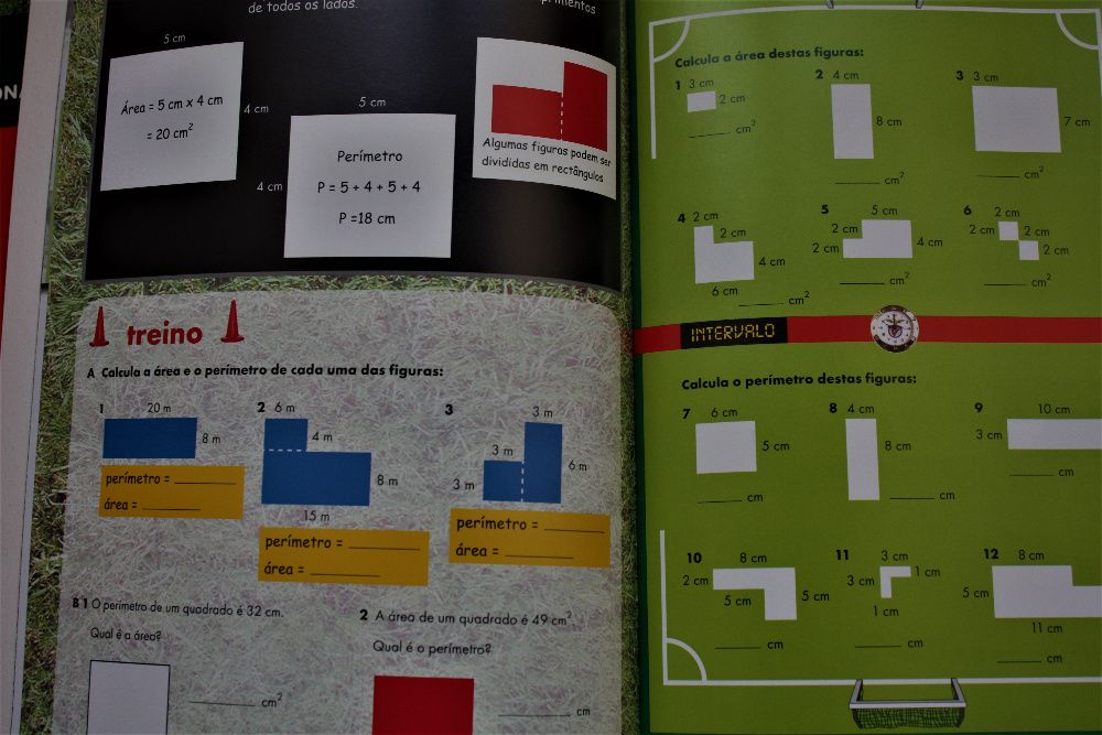 Treina Matemática com o BENFICA, como novos