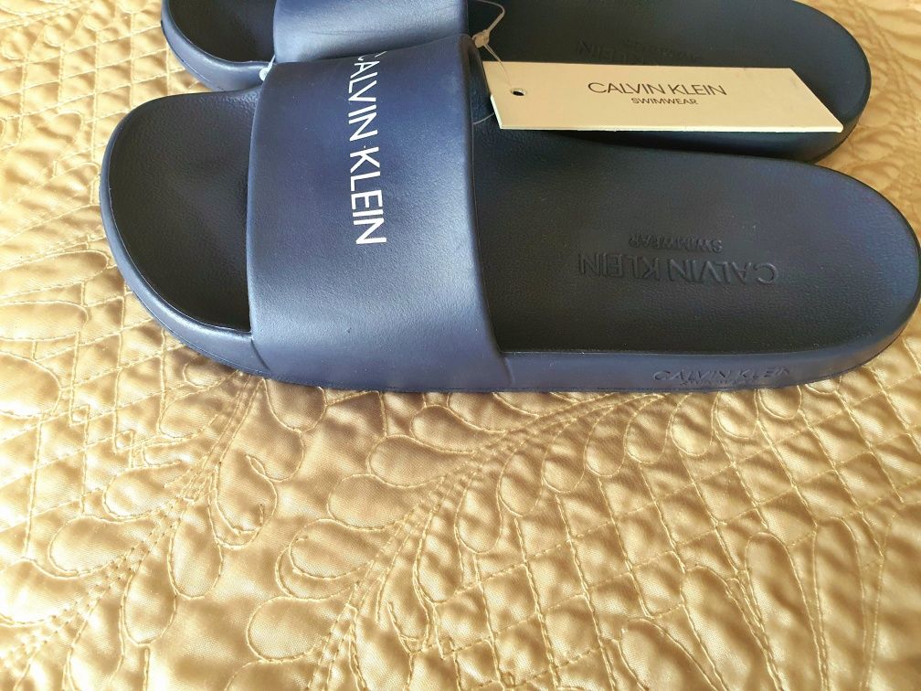 Calvin klein pool slides chinelos 33 novos