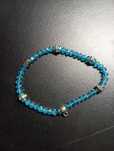 Pulseira missangas azul