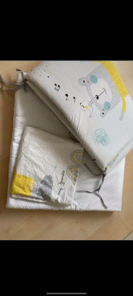 Capa de edredon para cama de grades
