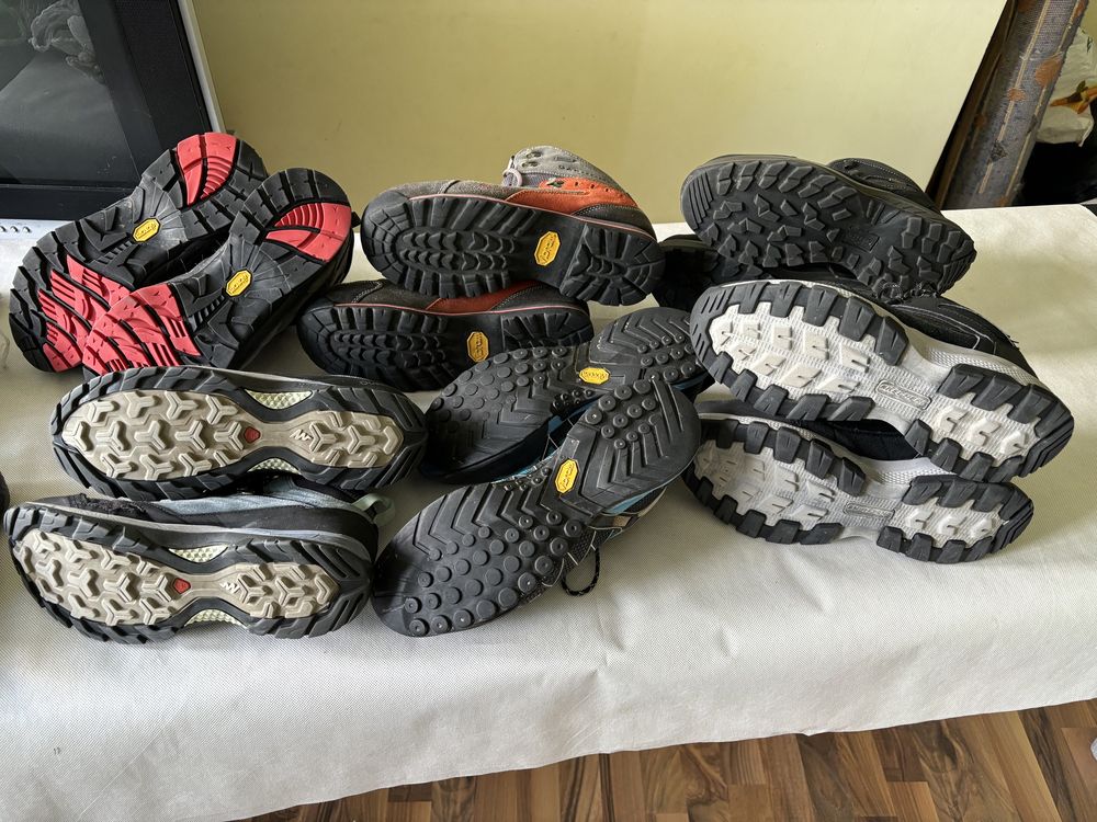 42 Трекінгові ботінки Skechers  vibram gore-tex шкіряні