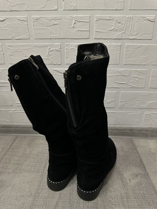 Сапожки, зимние ботинки натуральный мех