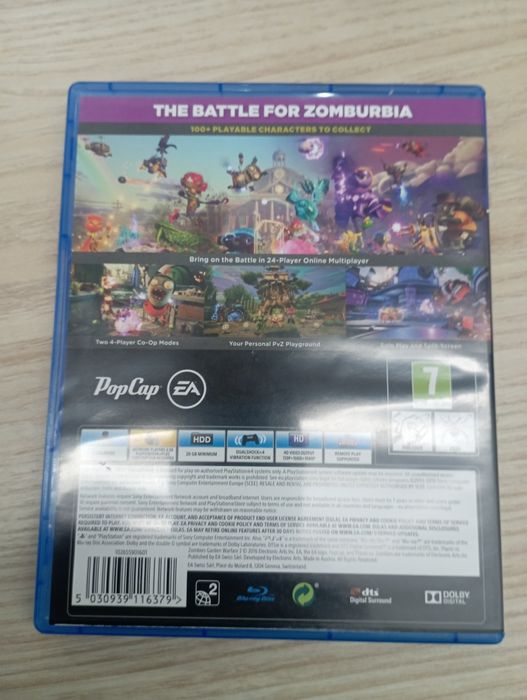 Vendo jogo PS4 plantas vs zombies GW2