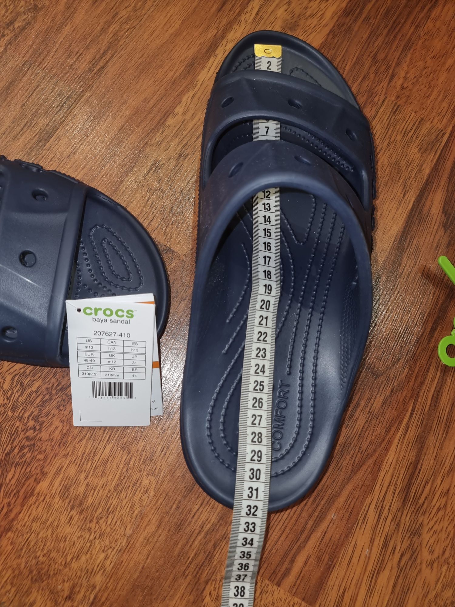 Мужские шлепки Crocs baya Sandal Размер м13-48/49-31см