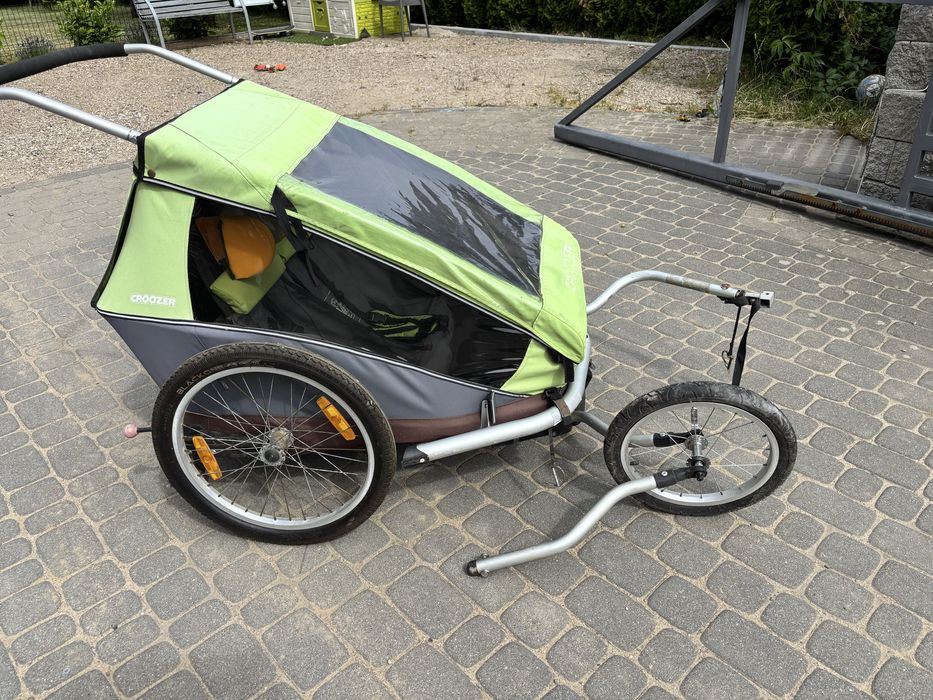 Dwuosobowa przyczepka rowerowa CROOZER