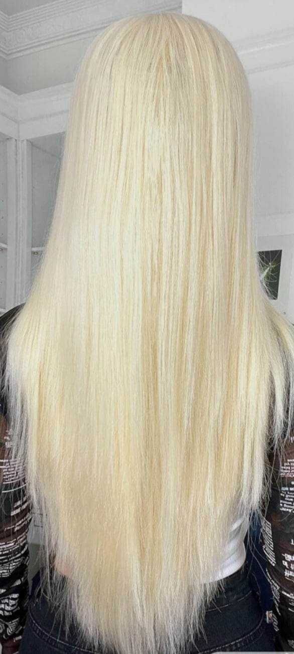 Peruka syntetyczna blond 70 cm