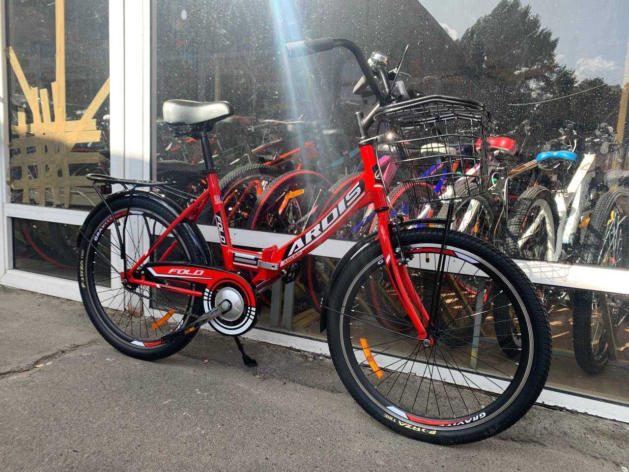 Яскравий гірський велосипед Ardis Fold колеса 24 рама 15