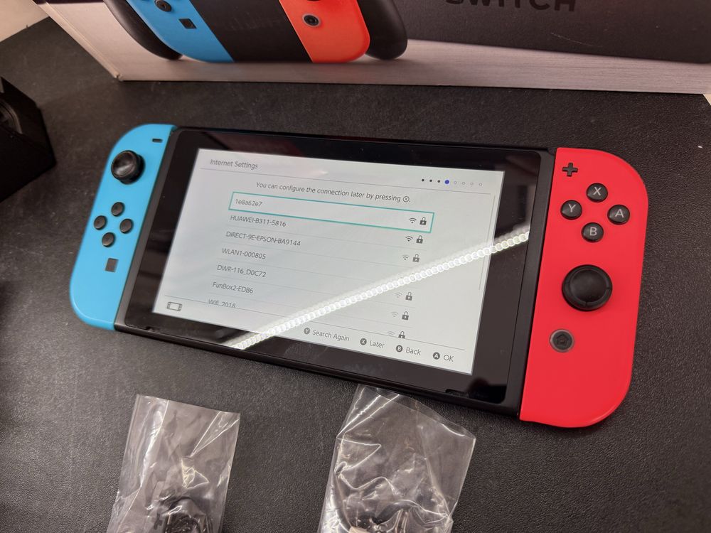 Oryginalna konsola Nintendo Switch V1, bdb stan, komplet