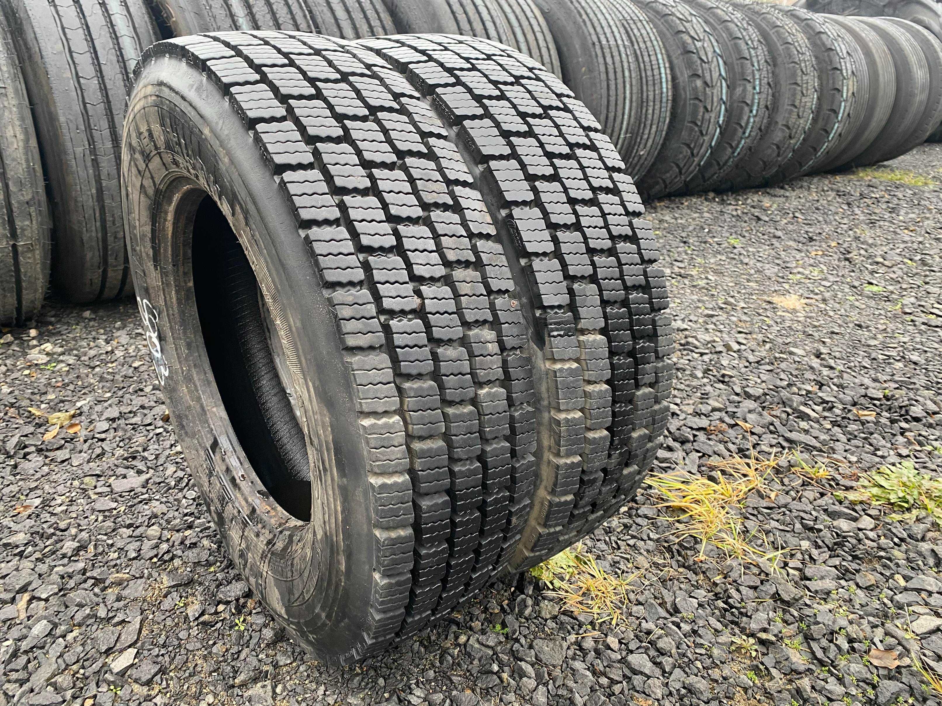 Opony 215/75R17.5 BIEŻNIKOWANE TYP KOSTKA Napędowe 14-15mm