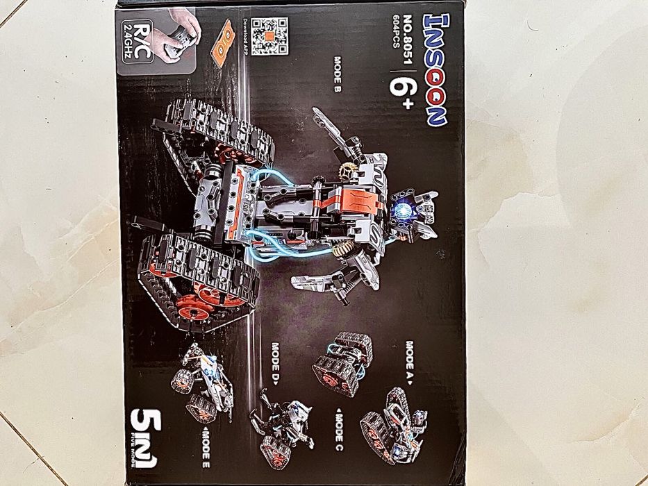 Лего конструктор робот 4в1 дистанційним управлінням та програмуванням