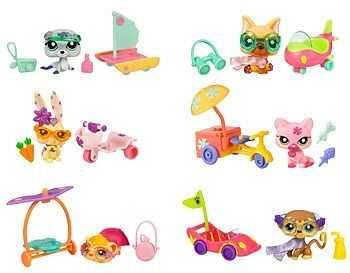 LPS Littlest Pet Shop seria Pets on the Go * Kot z Lodziarnią _ UnikaT