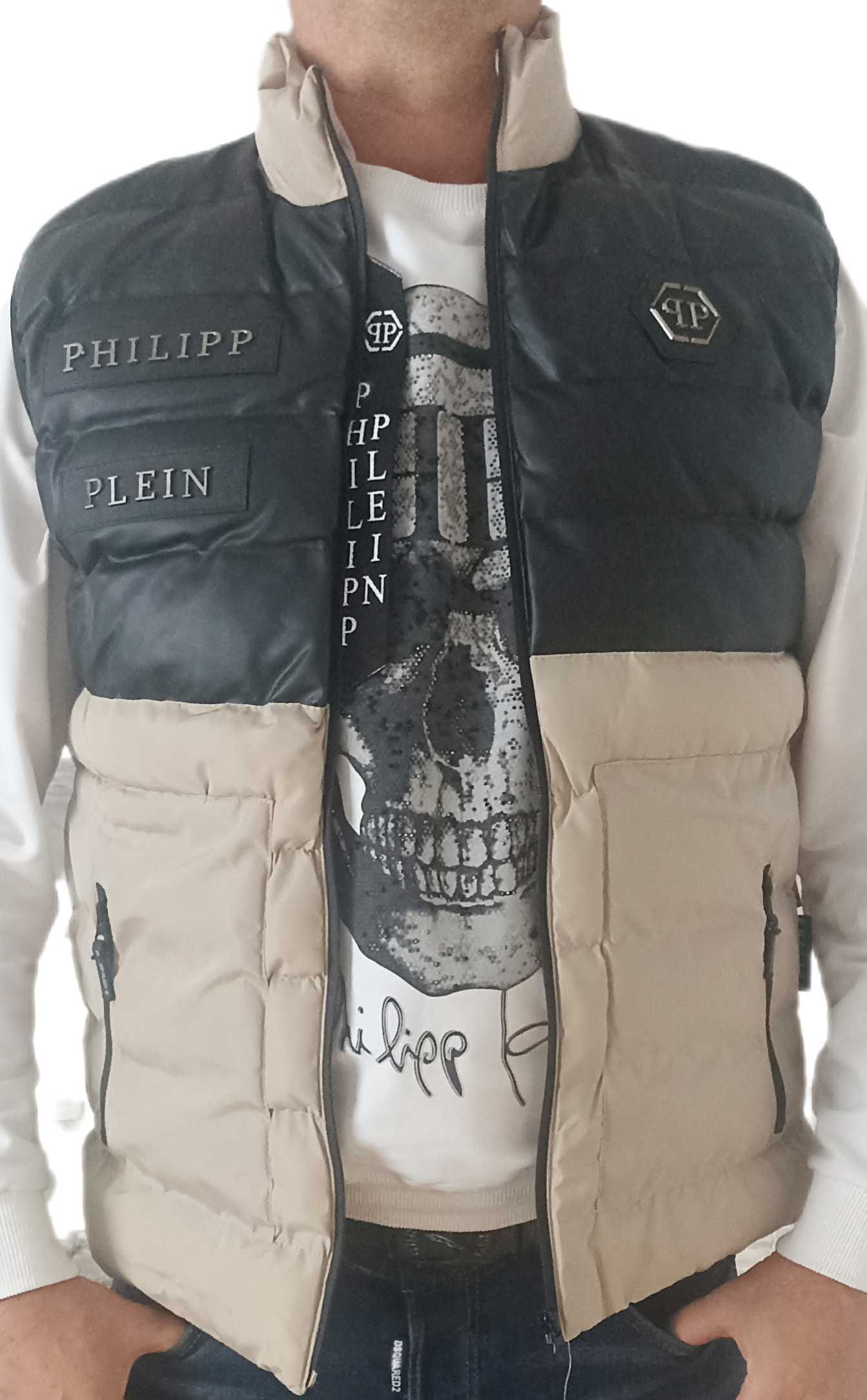 Philipp Plein Puchowa Kamizelka  r.S,M