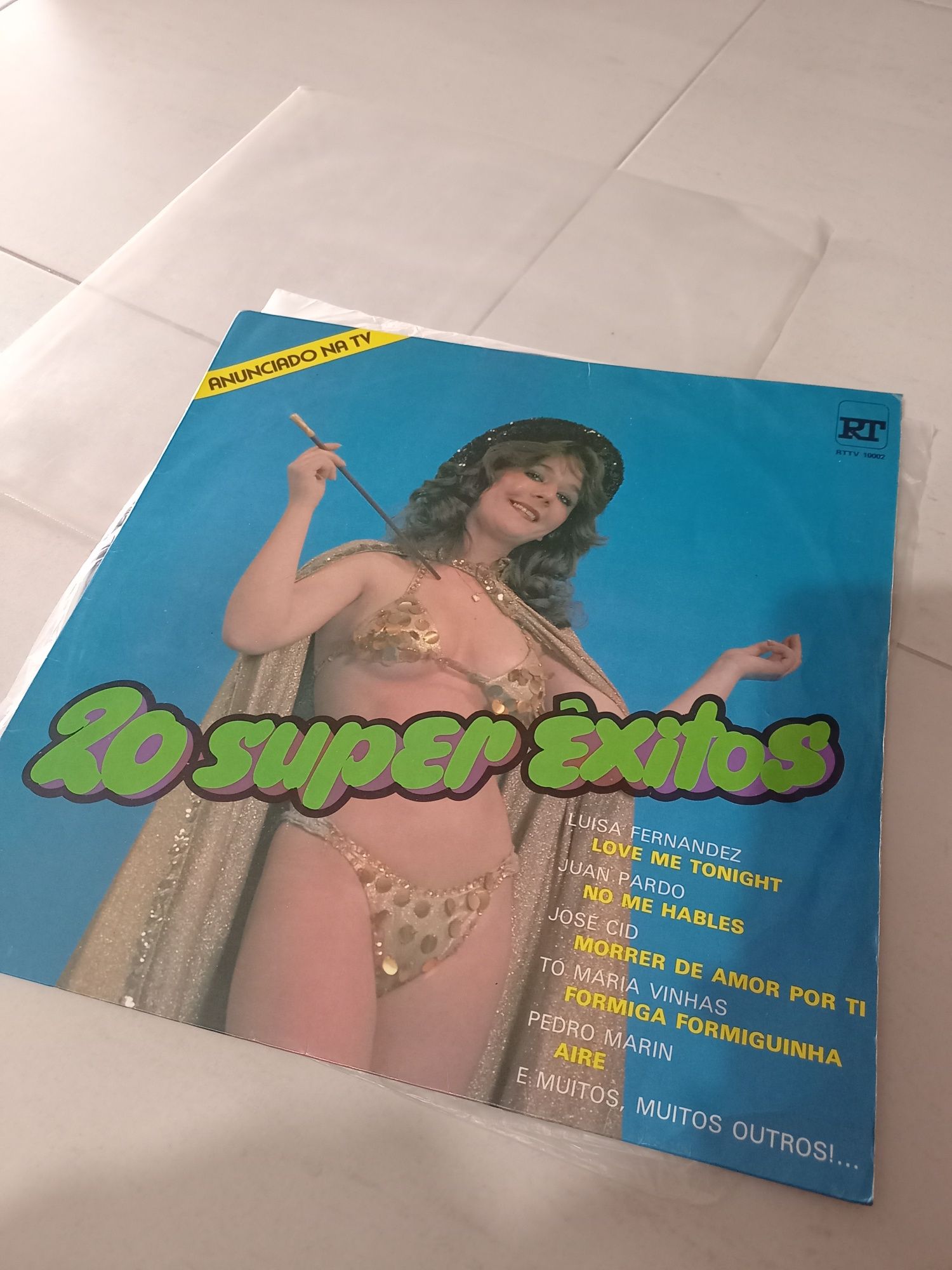 Disco de vinil 20 super êxitos 1981