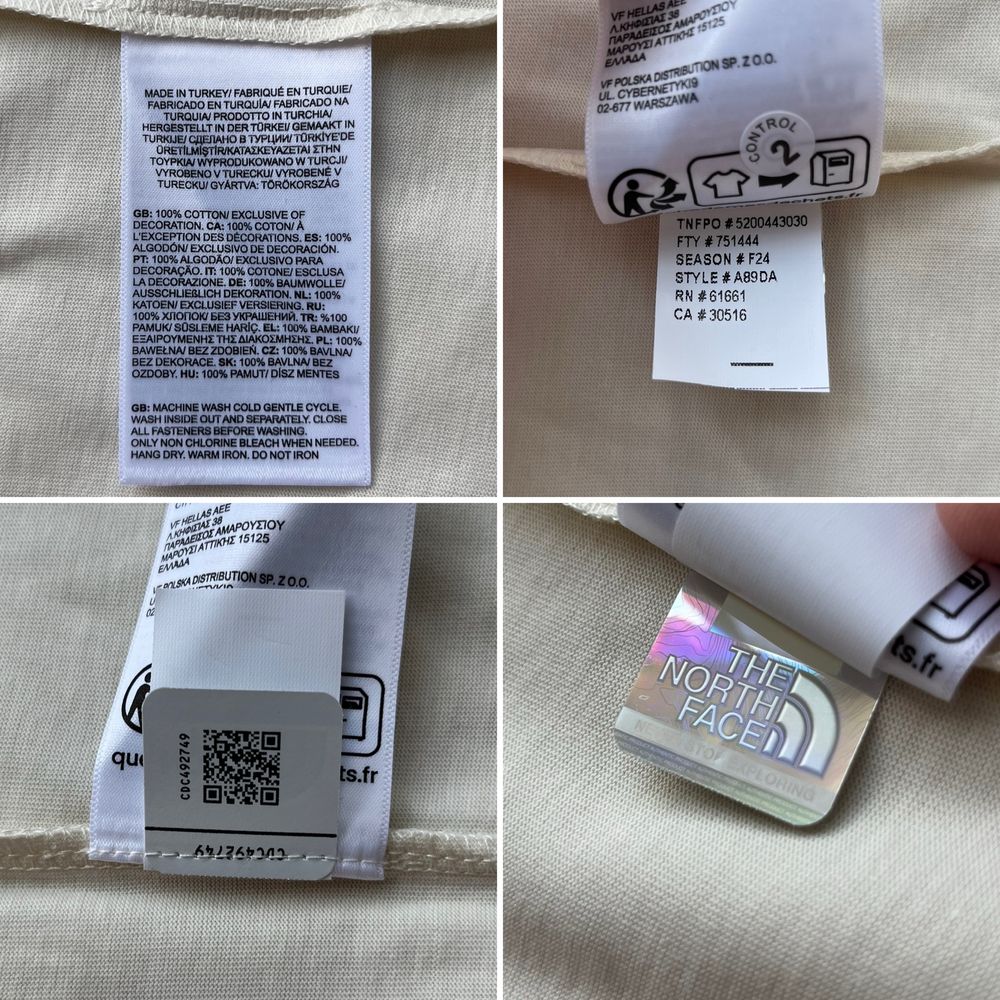 Оригінал The North Face (L) Coordinates Tee Футболка Нова TNF Новая