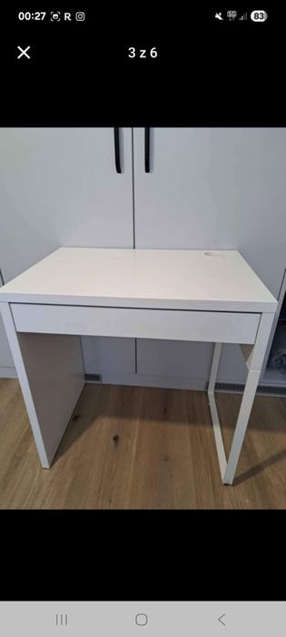 Zestaw biurko i krzesło obrotowe IKEA