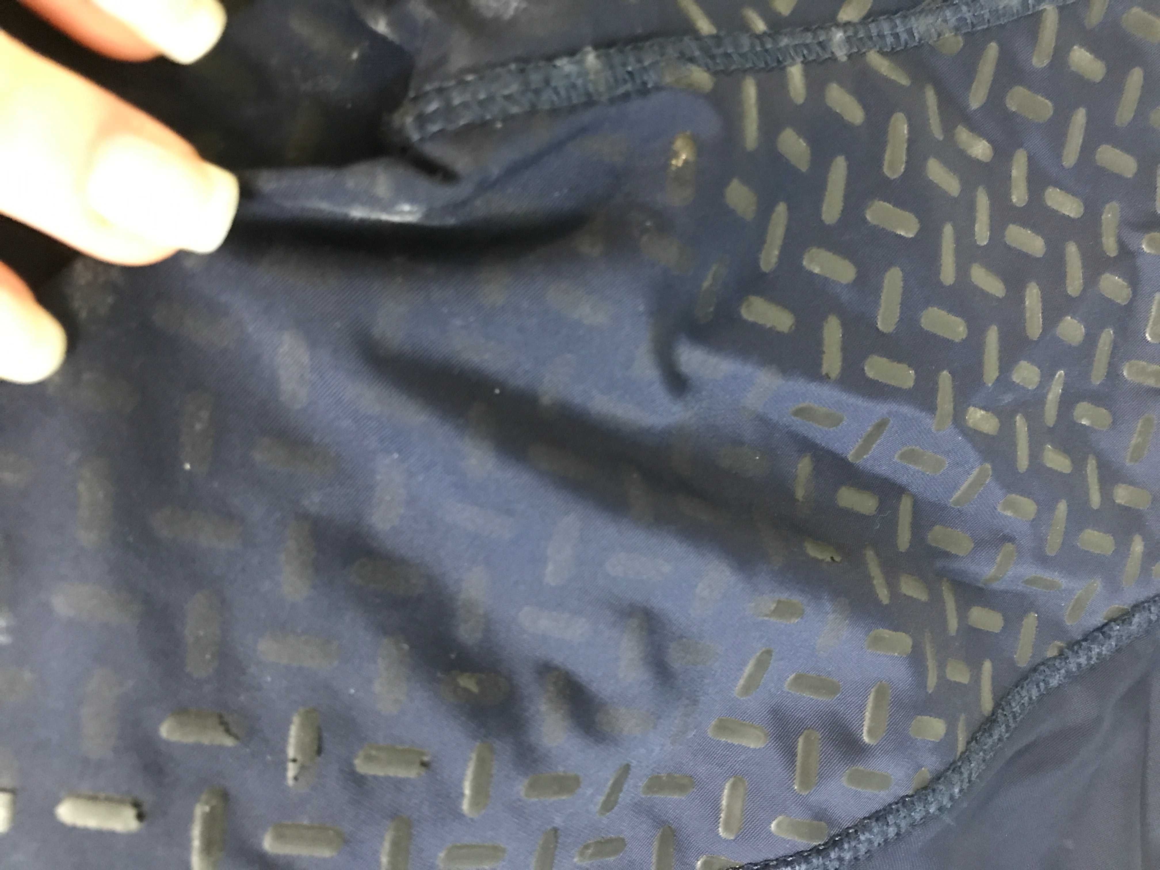 125. Granatowe legginsy jeździeckie Equilibre, rozmiar XXXL (46)