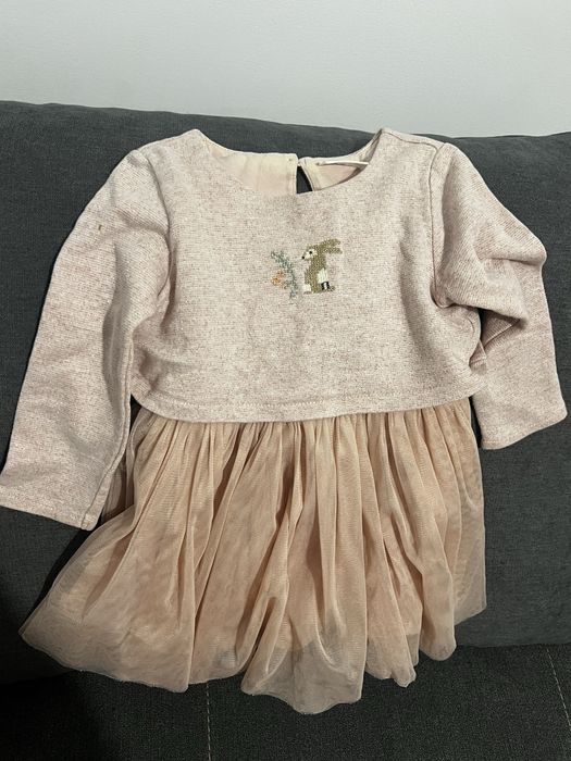 Лот речей для дівчинки 9-12 міс халат сукня плаття жилет-туніка