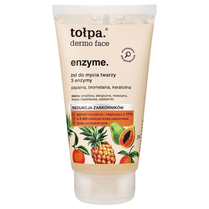 Tołpa Dermo Face Enzyme żel do mycia twarzy 3 enzymy 150ml