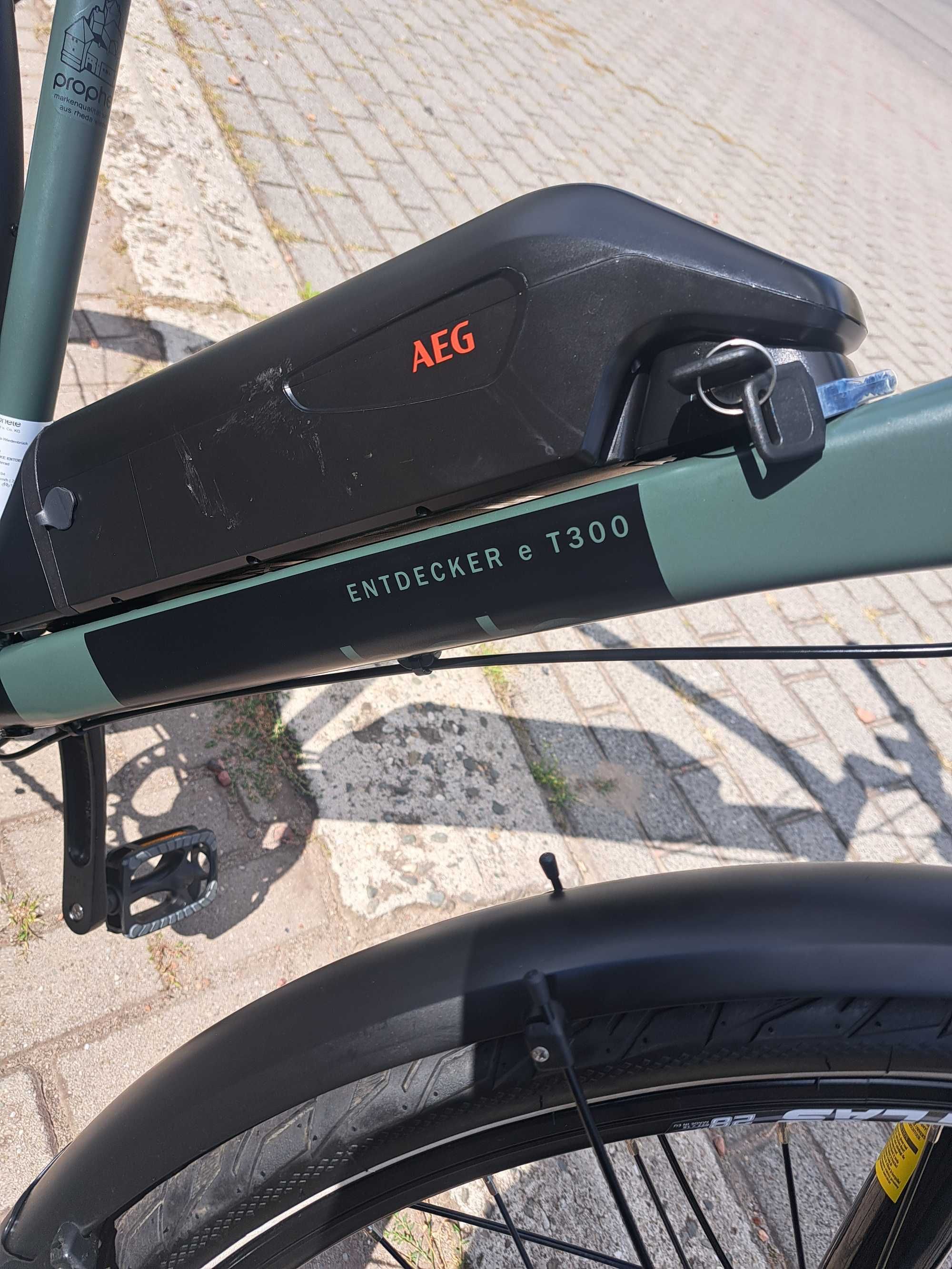 Rower elektryczny Prophete e t300 zielony okazja