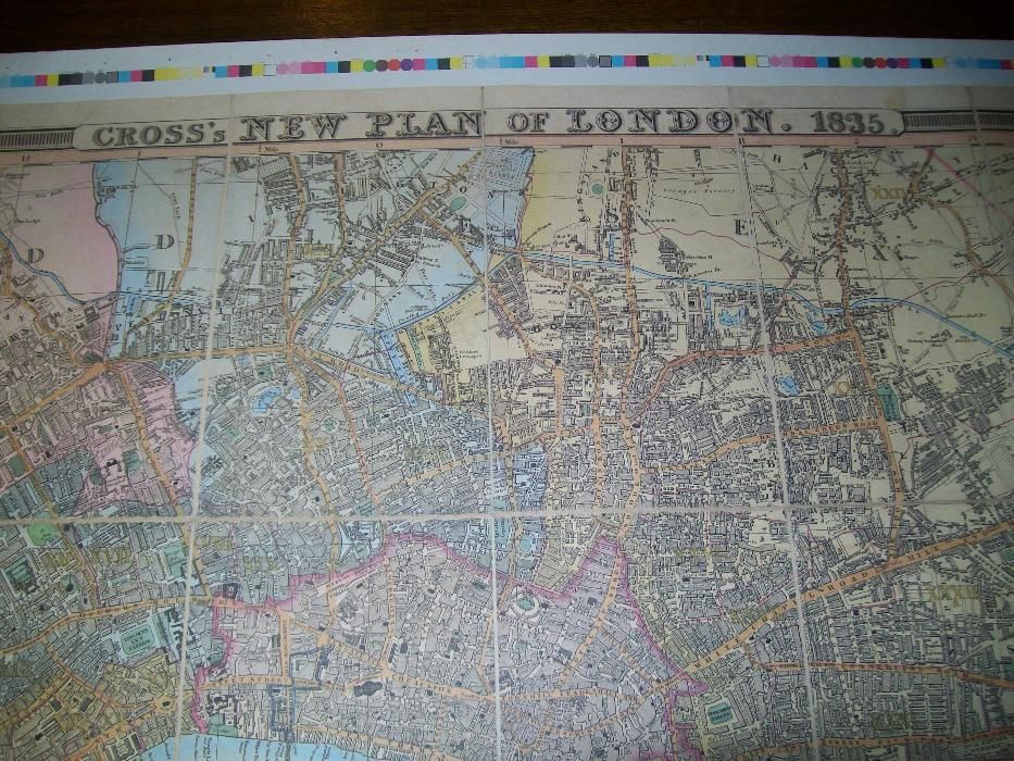 Mapa de Londres 1835