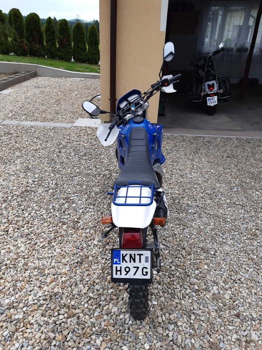 Yamaha dt 125r od starszego motocyklisty, zarejestrowana