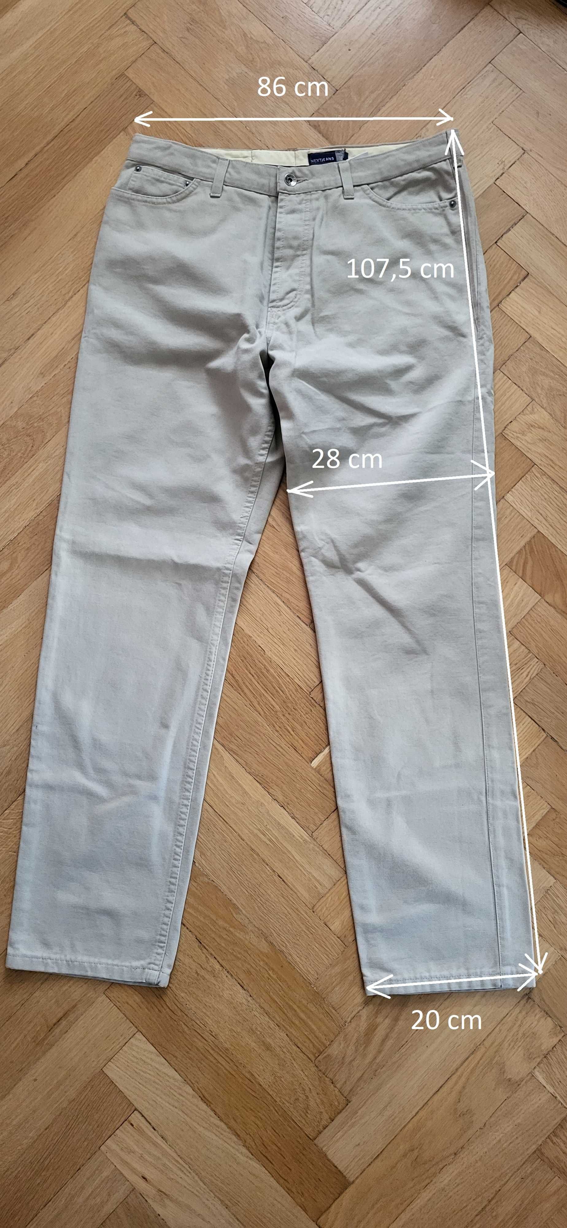 spodnie jeans męskie pas 86 cm stan bdb