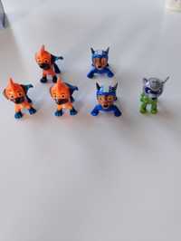 Figurki psi patrol z jogurtów