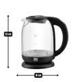 Електричний скляний чайник Bass Polska 2200 Вт, 1,7 л