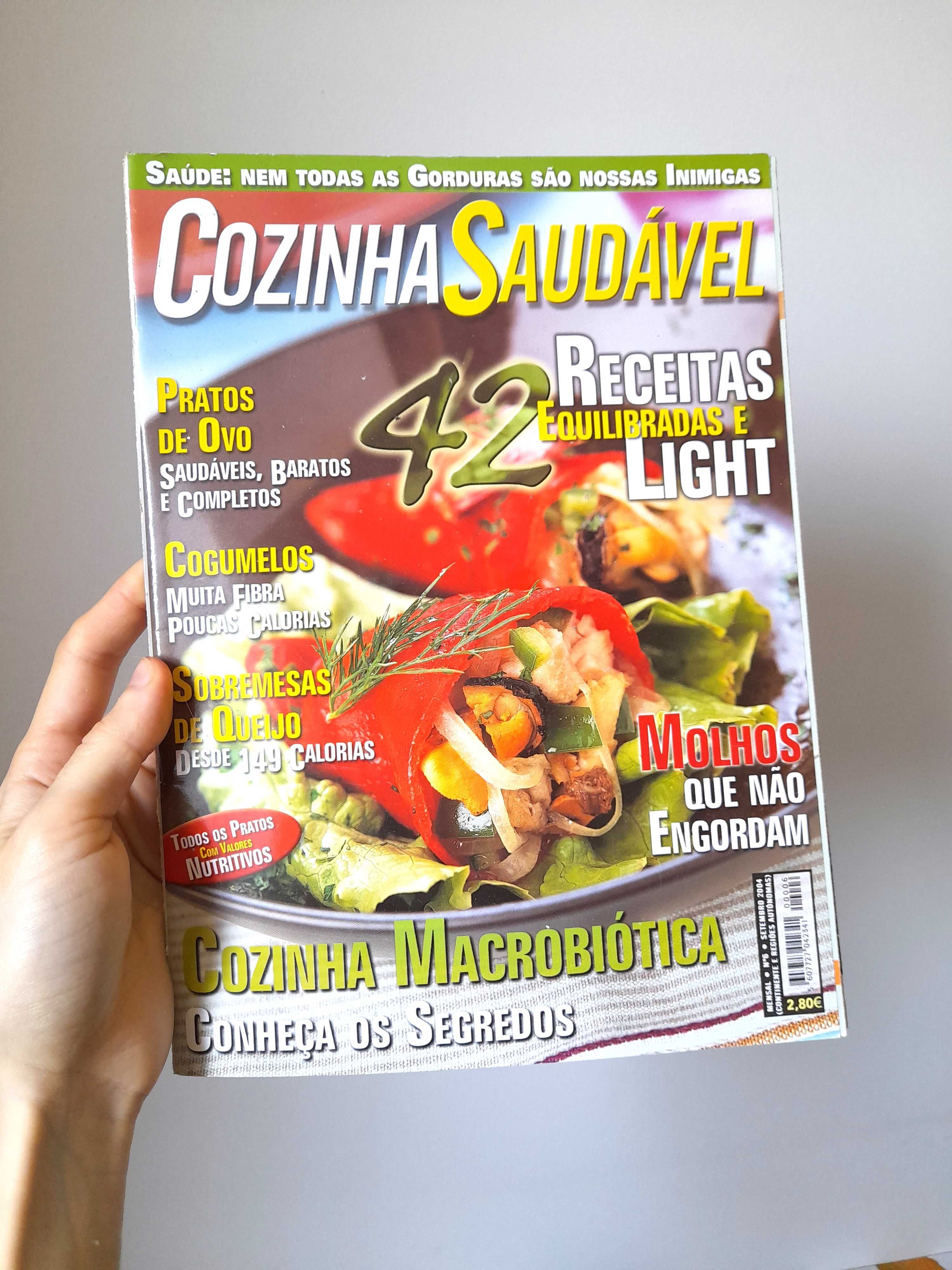 Revista Culinária da coleção Cozinha Saudável Número 6 2004