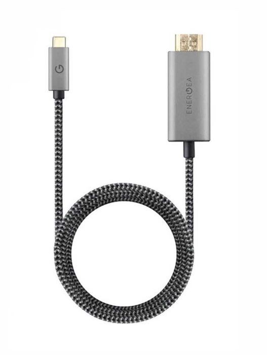 Кабель перехідник Energea Fibratough USB-C to HDMI 2M MFI (Black)