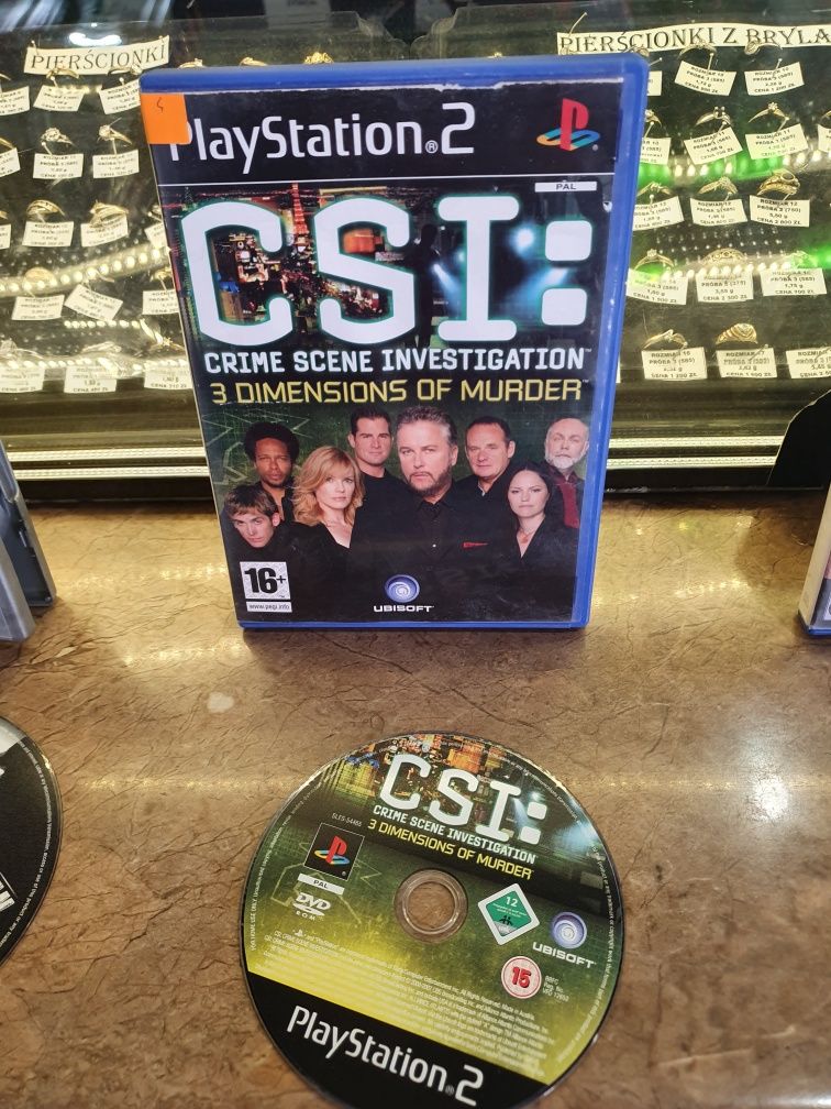 Gra gry ps2 CSI Crime Scene Investigation 3 Dimensions of Murder