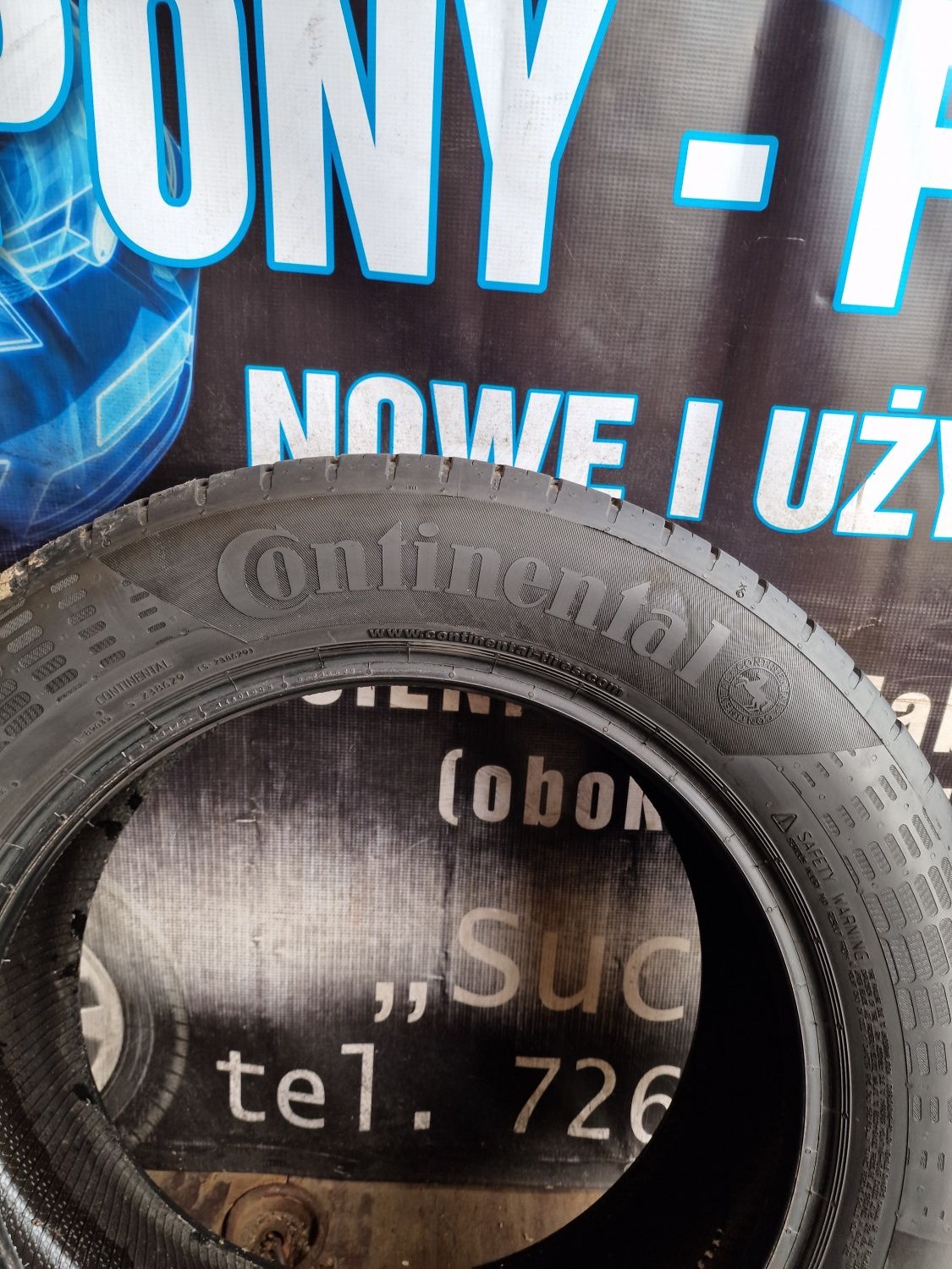 Opony letnie 215/60/17 Continental Para 7.2mm