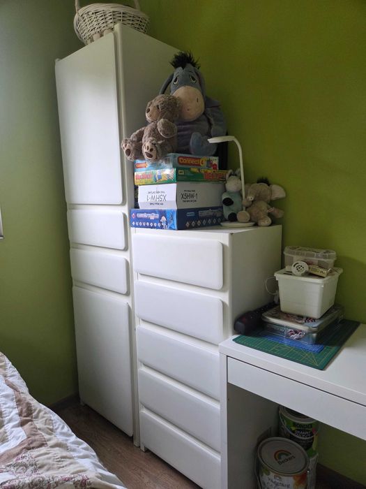 Meble possi biurko ikea micke białe