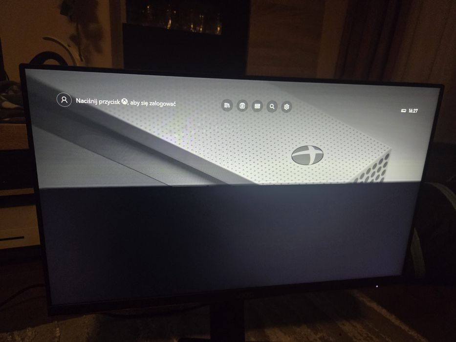 Monitor AOC 24 cale uszkodzona matryca