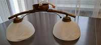 Lampa wisząca na 2 żarówki