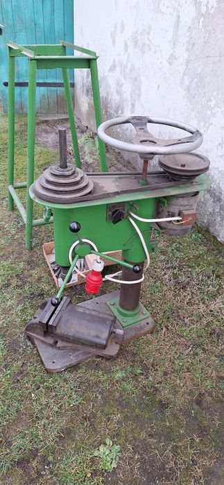 Wiertarka stołowa Poniatowa + imadło mocna.