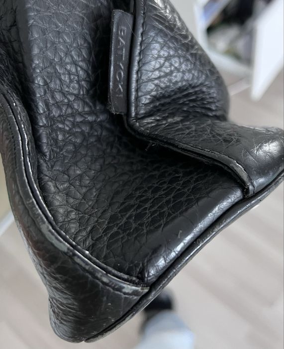 Skórzana torebka czarna shopperka Batycki skóra