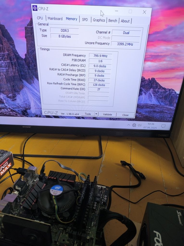 Pamięć RAM DDR3 8GB (2x4) 1600 CL9 Corsair Vengeance