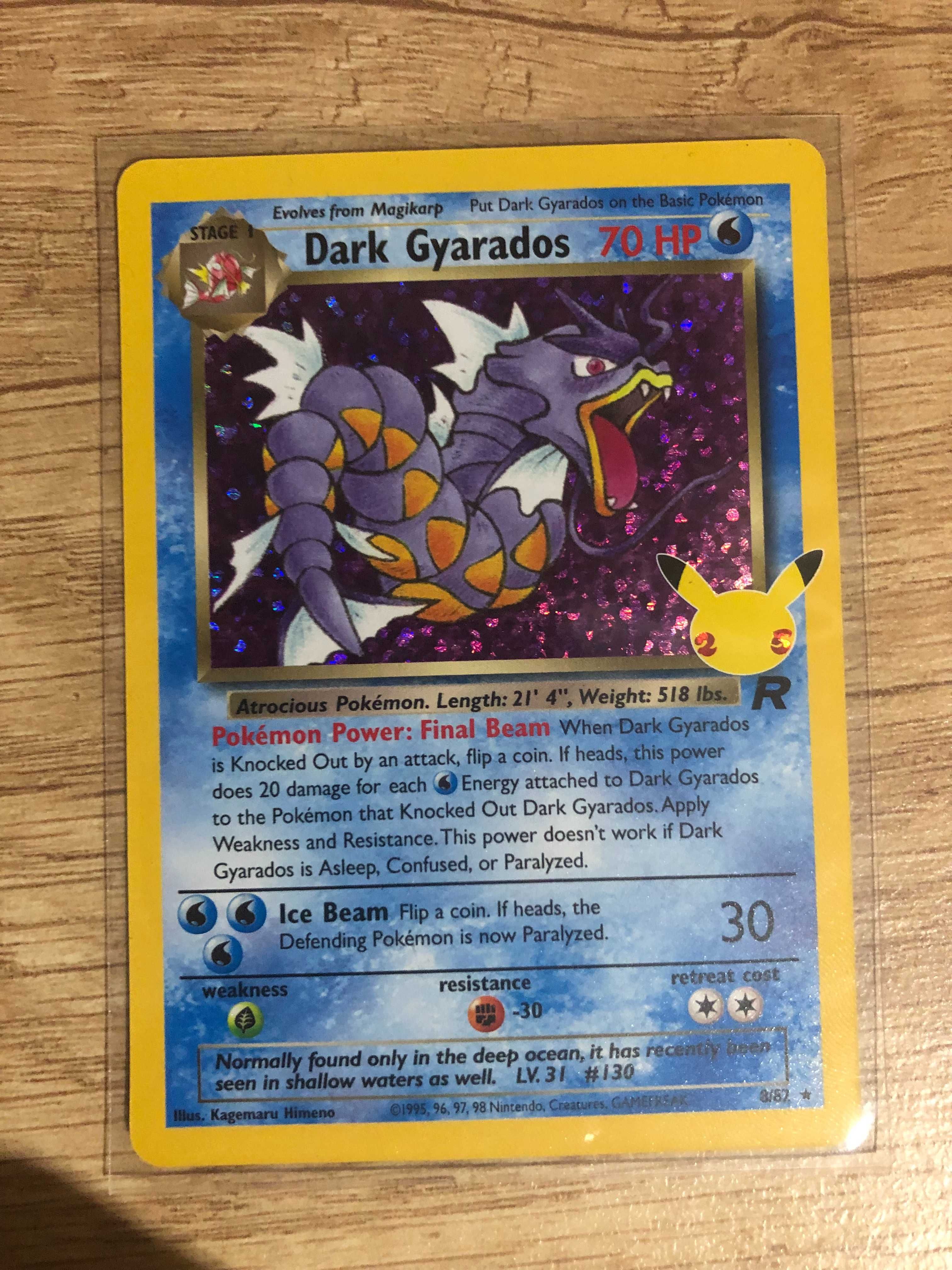 Karta Pokemon TCG Dark Gyarados Celebrations