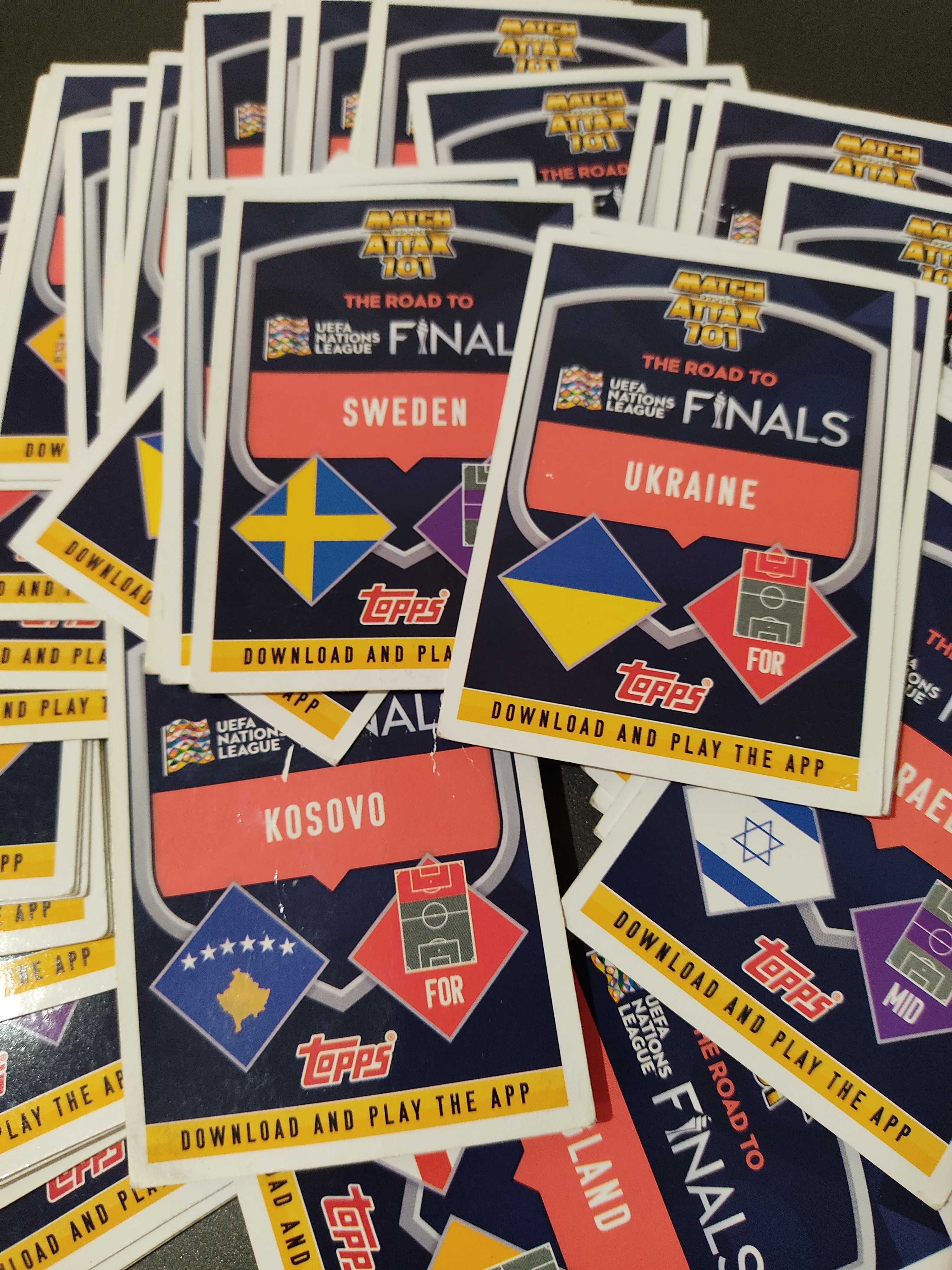 Cartas UEFA Nations League Road o Finals