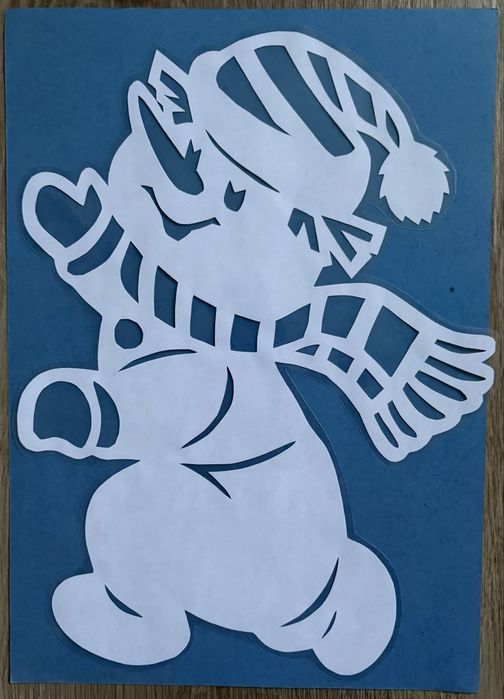 8 bałwanków dekoracje zimowe do szkoły przedszkola