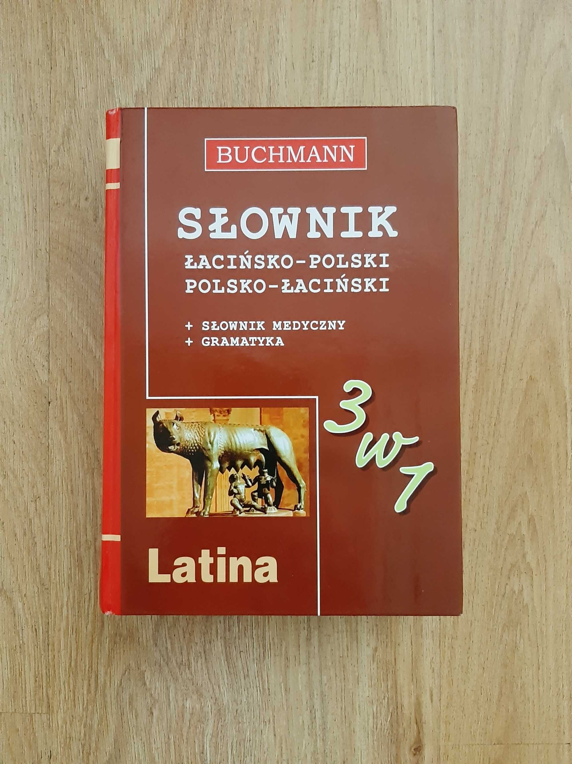 Słownik łacińsko polski polsko łaciński medyczny gramatyka Buchmann