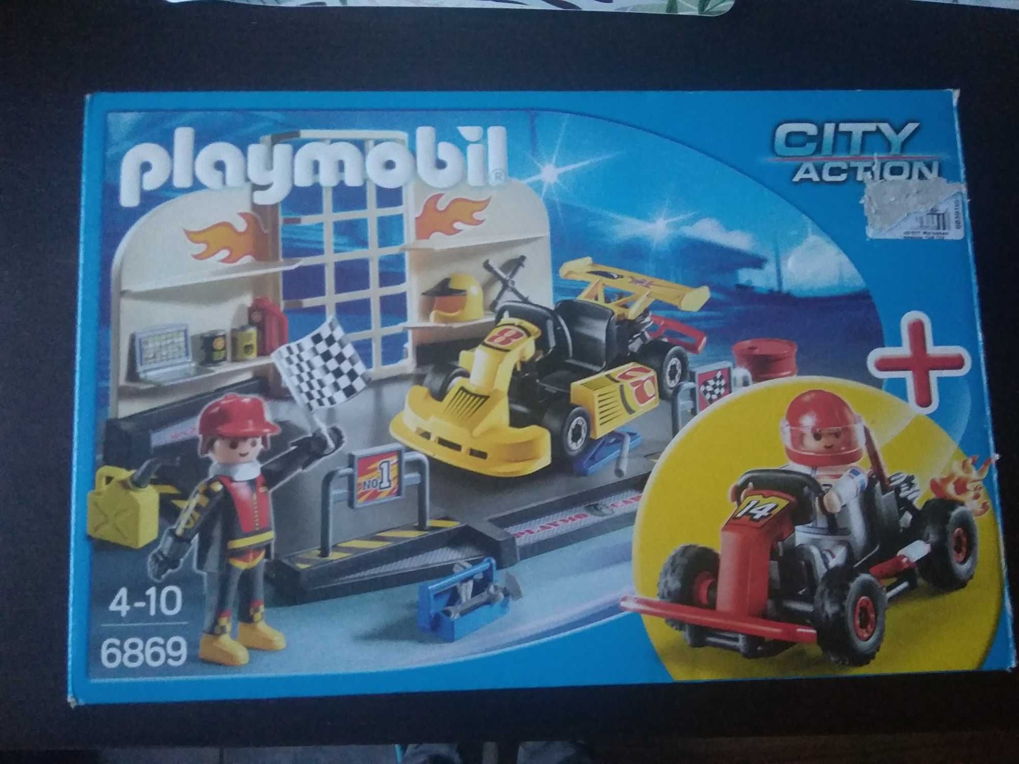 Playmobil warsztat gokartów- jak nowy