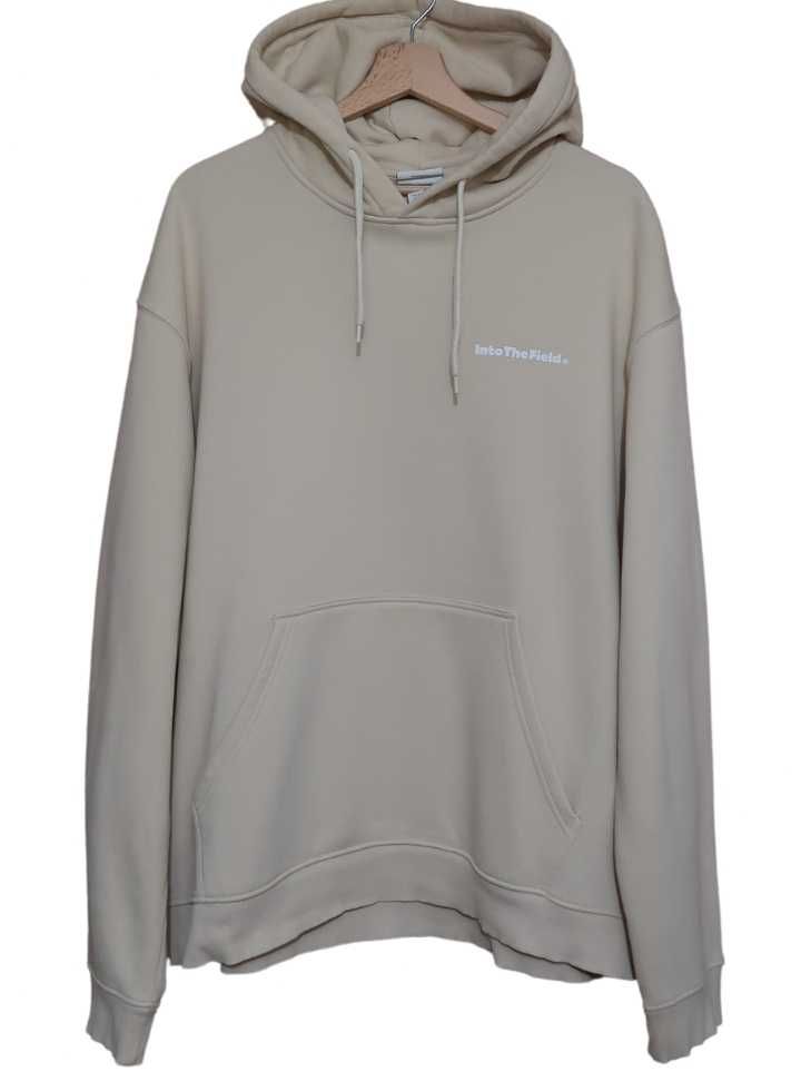 H&M kremowa bluza z kapturem męska hoodie Rozmiar XL relaxed fit