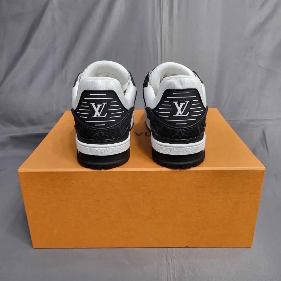 Louis Vuitton LvTrainerBlack Oryglnał Nowe Trampki 43