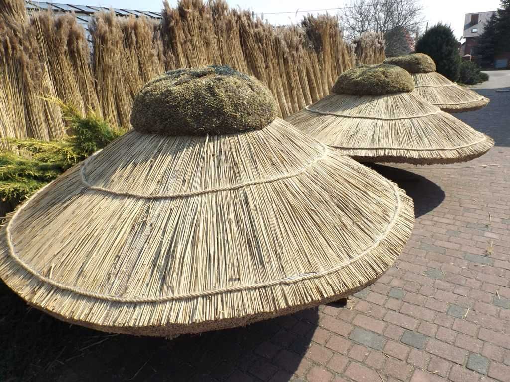 PARASOL z trzciny na upał, na plażę, basen  strzecha trzcinowy plażowy