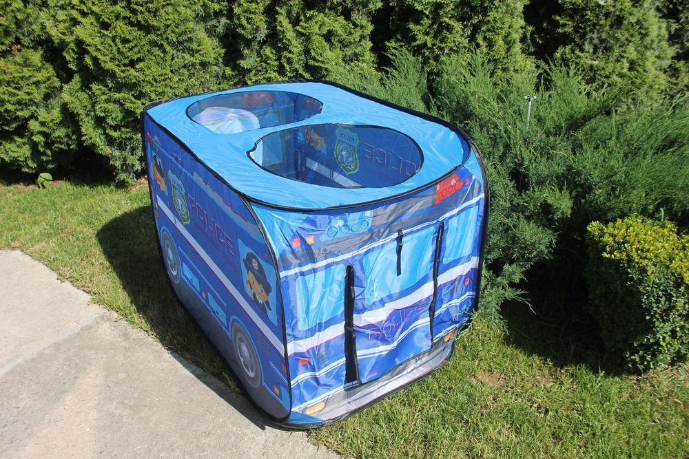 Дитяча поліцейська машина-намет . Дитяча ігрова палатка