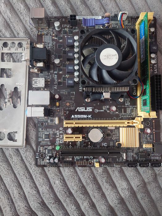 Ігровий набір fm2+ A4 4000, ddr3 8gb проц/плата/оперативка