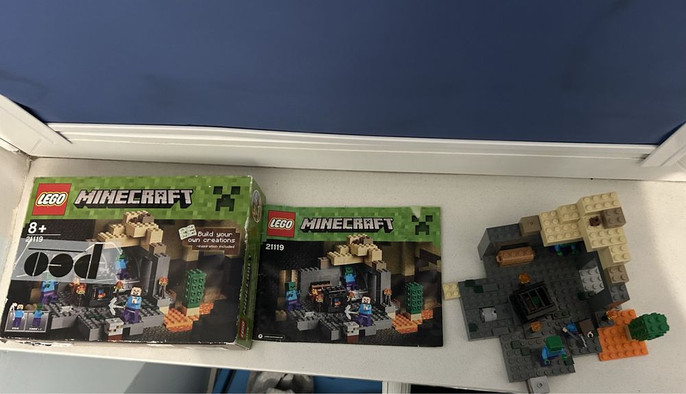 Zestaw Lego minecraft Jaskinia 21119