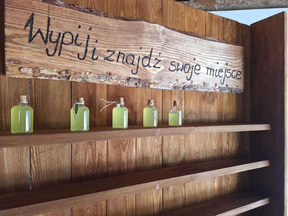 Ścianka weselna z drewna